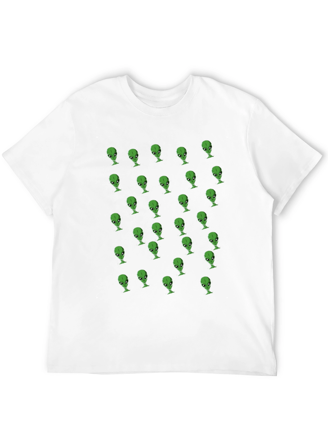 Alien Heads Black T-Shirt