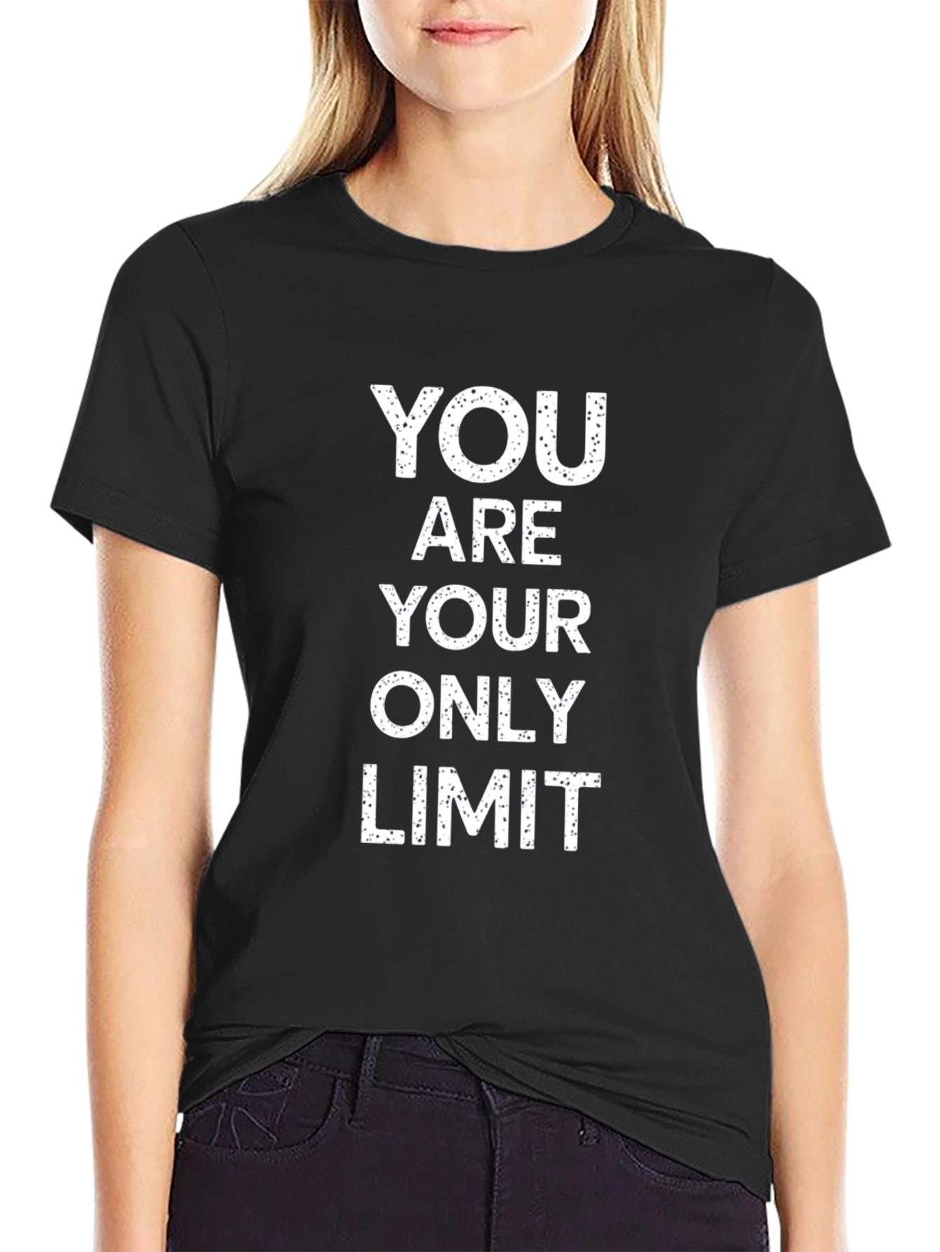 Motivational T-Shirt: You Are Your Only Limit - Black
