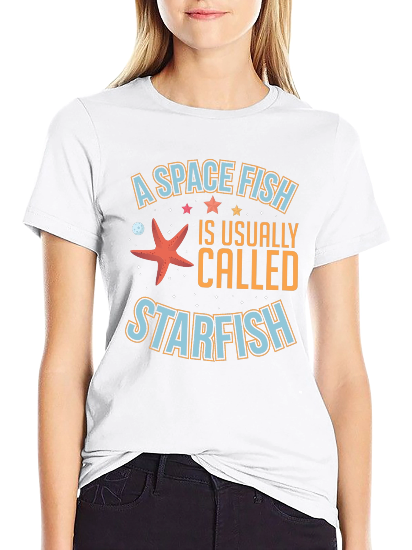 Space Fish Starfish T-Shirt