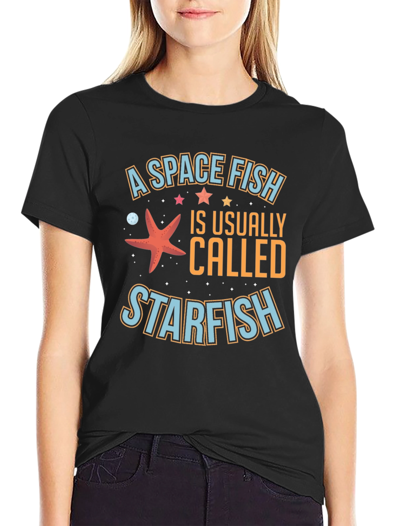 Space Fish Starfish T-Shirt