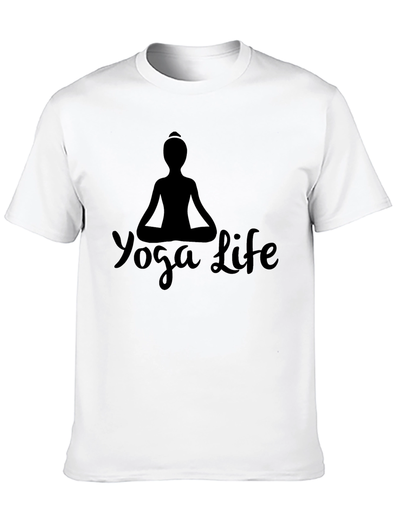 Yoga Life Graphic Tee - Mens Black T-Shirt