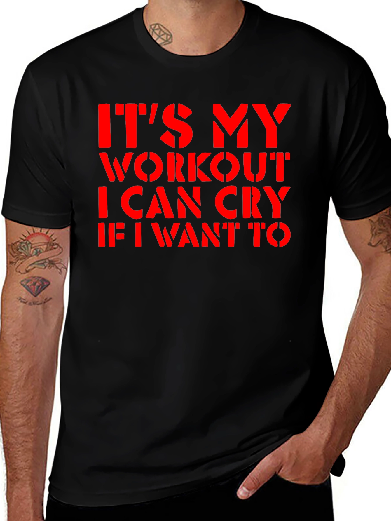 Workout Cry T-Shirt - Its My Workout