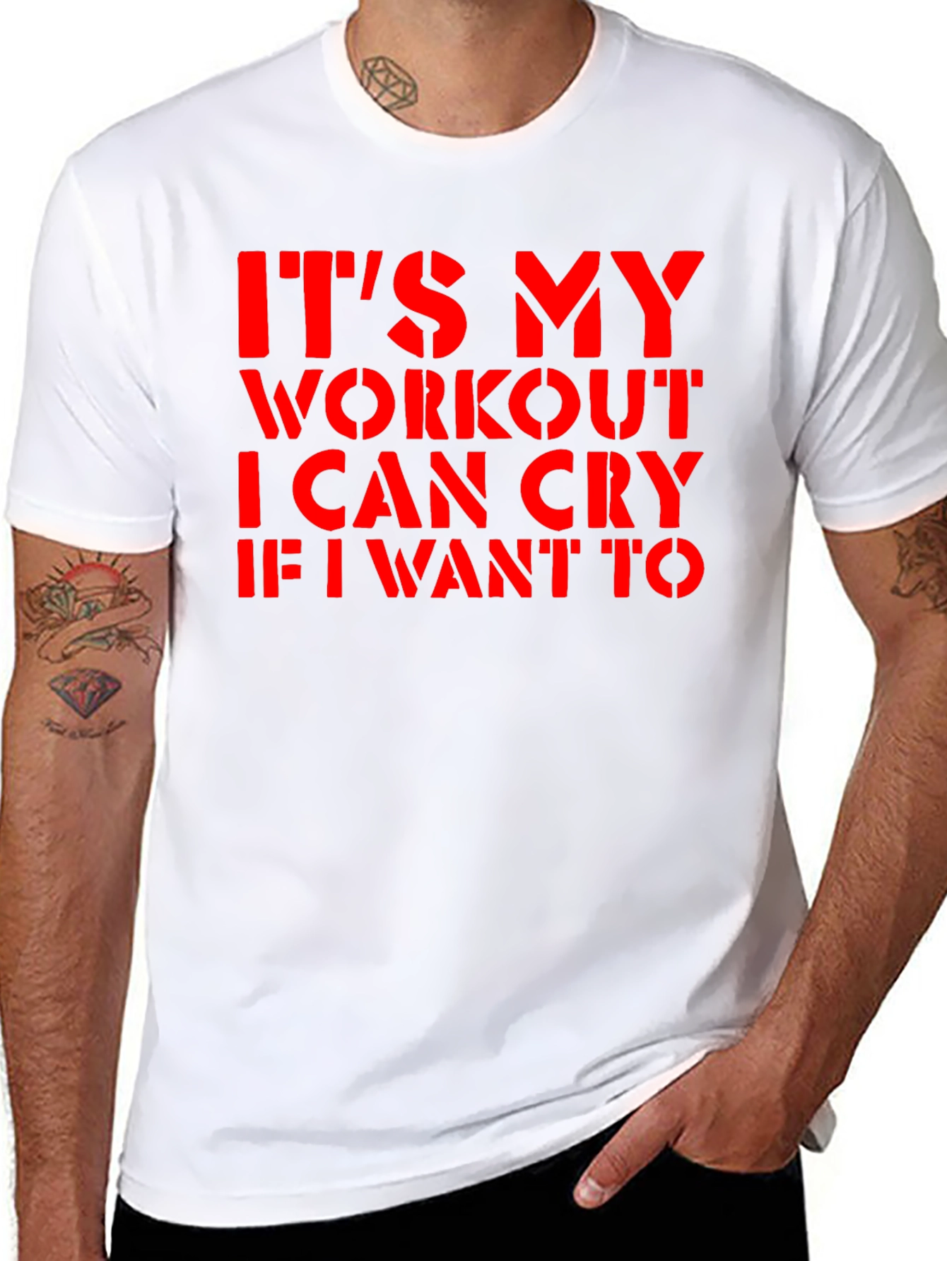 Workout Cry T-Shirt - Its My Workout