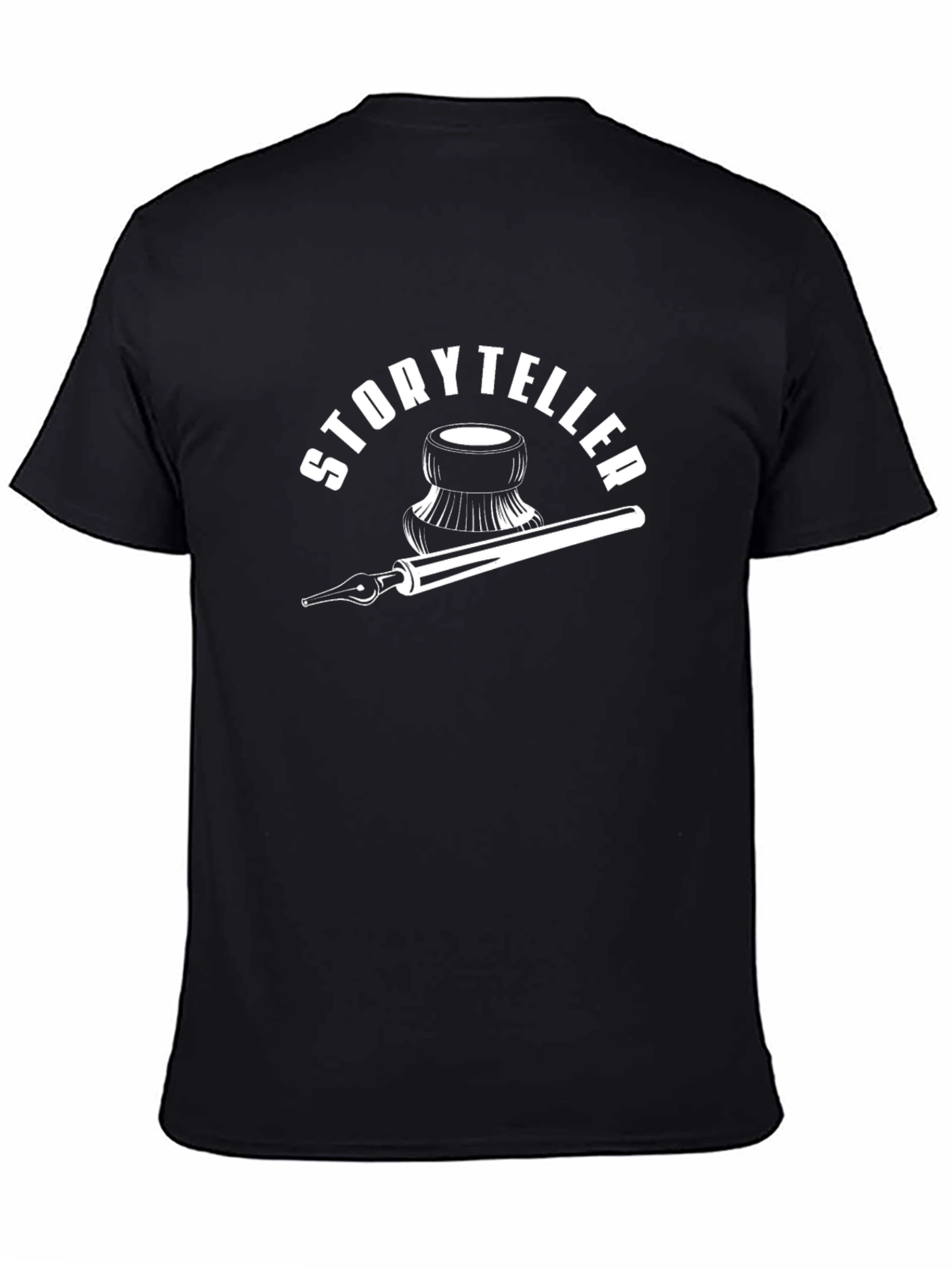 Storyteller Inkwell T-Shirt - Classic Writer Design
