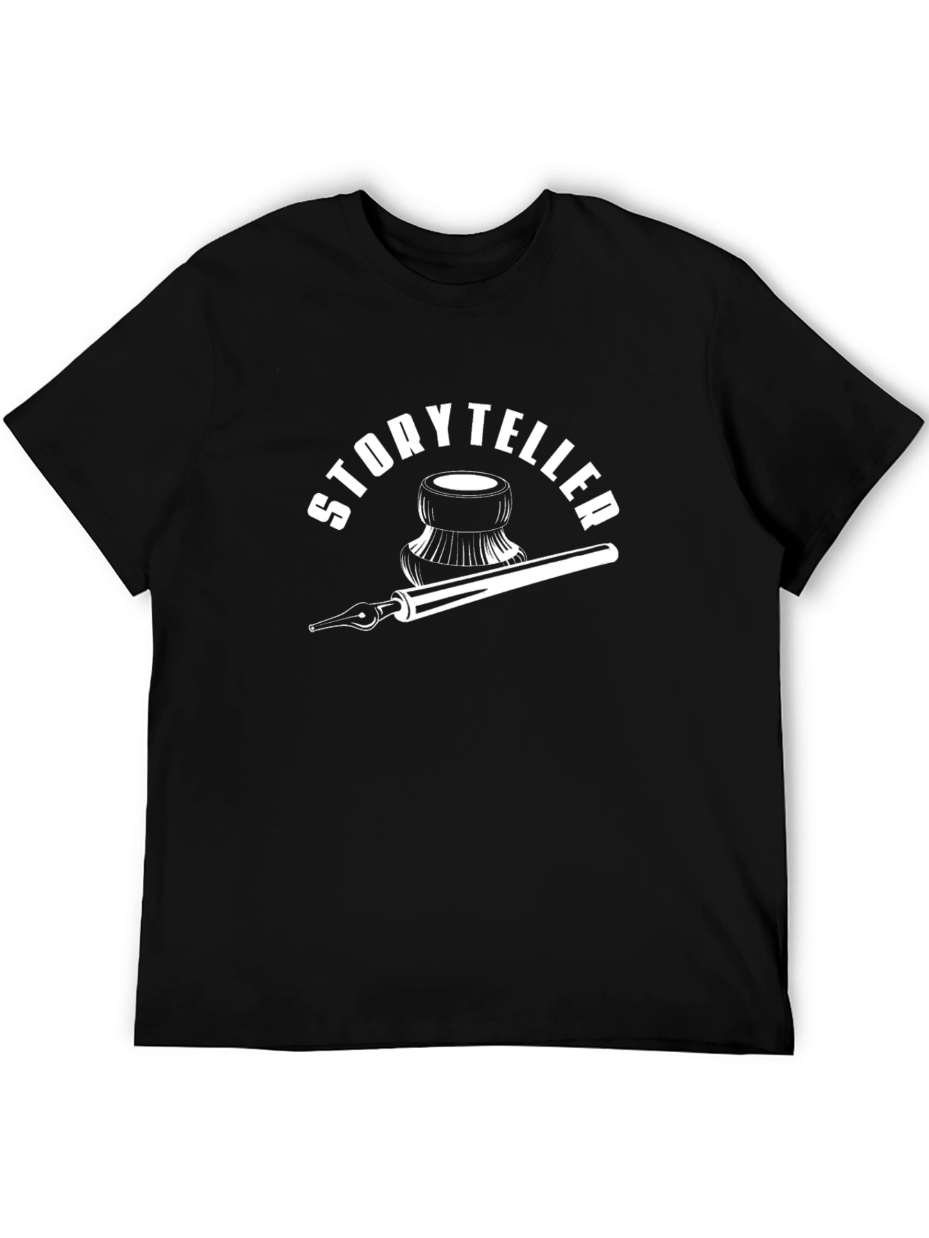 Storyteller Inkwell T-Shirt - Classic Writer Design