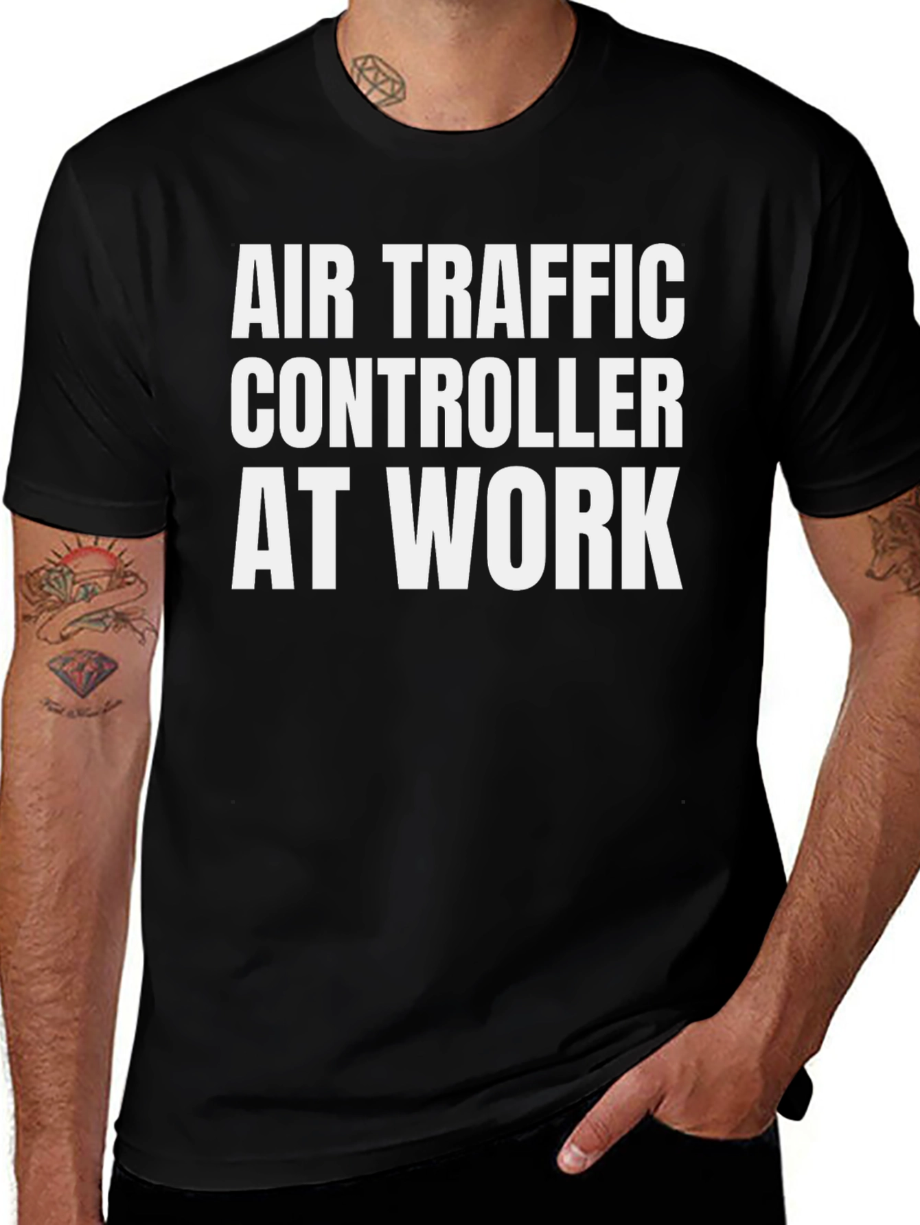 Air Traffic Controller T-Shirt: At Work Funny Tee