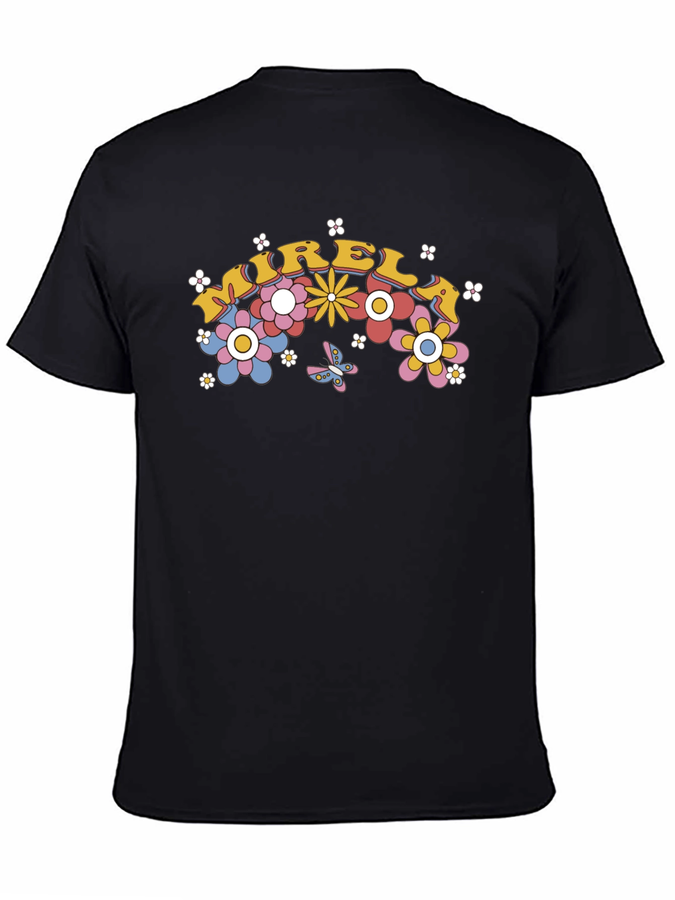 Retro Floral Graphic T-Shirt - Mirel