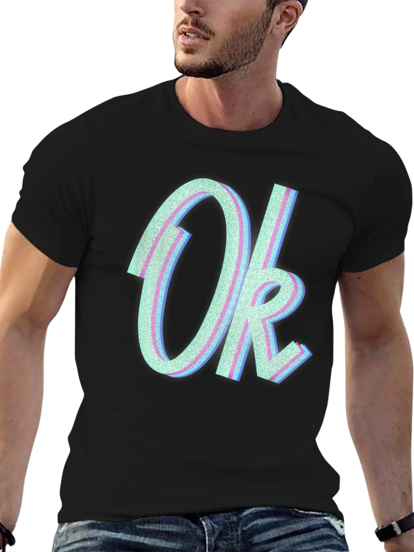 OK Graphic Tee - Trendy Casual T-Shirt