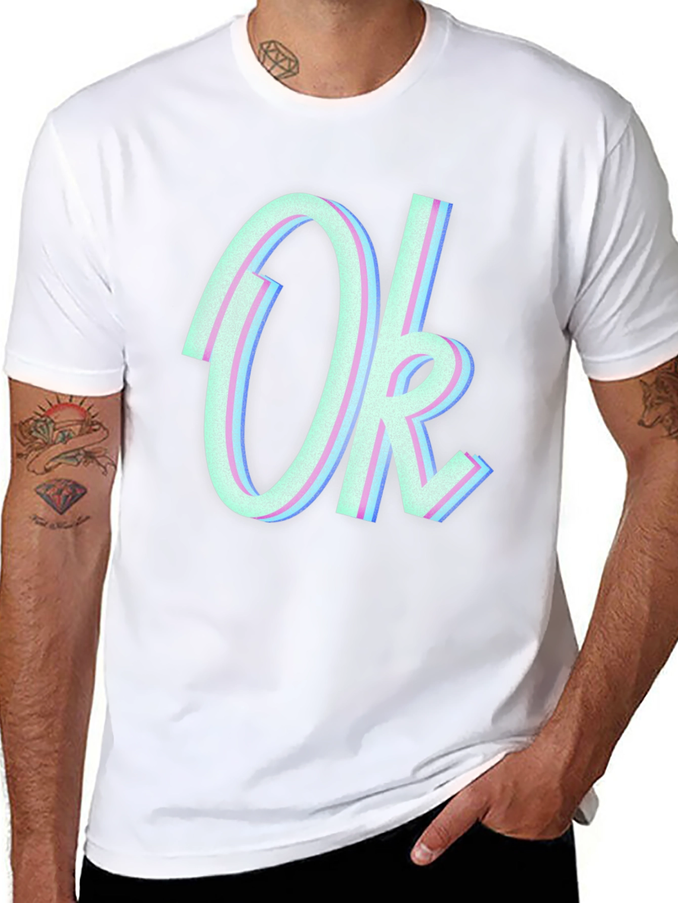 OK Graphic Tee - Trendy Casual T-Shirt