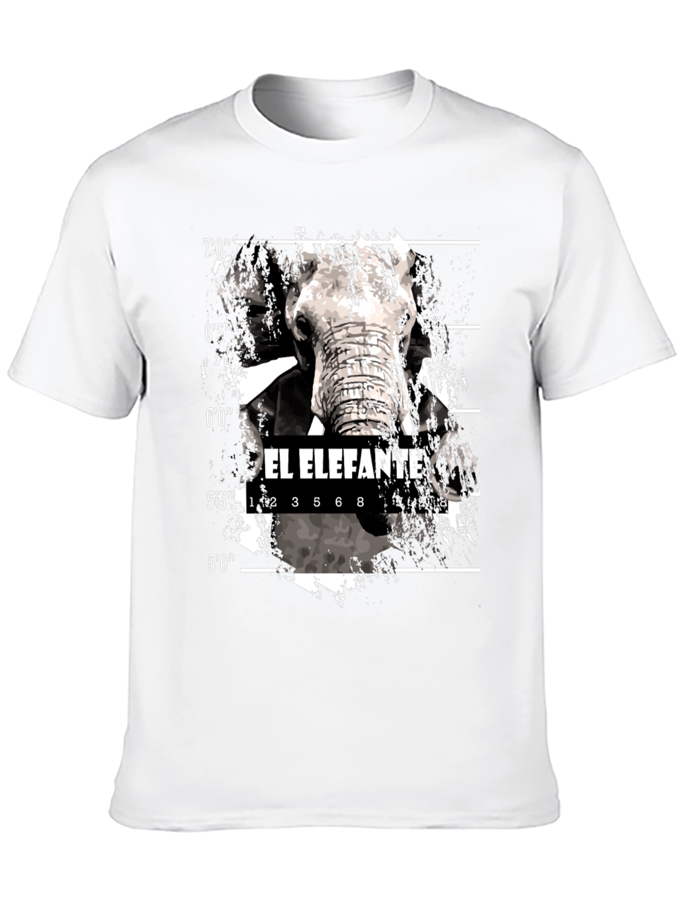 El Elefante Mugshot T-Shirt - Black