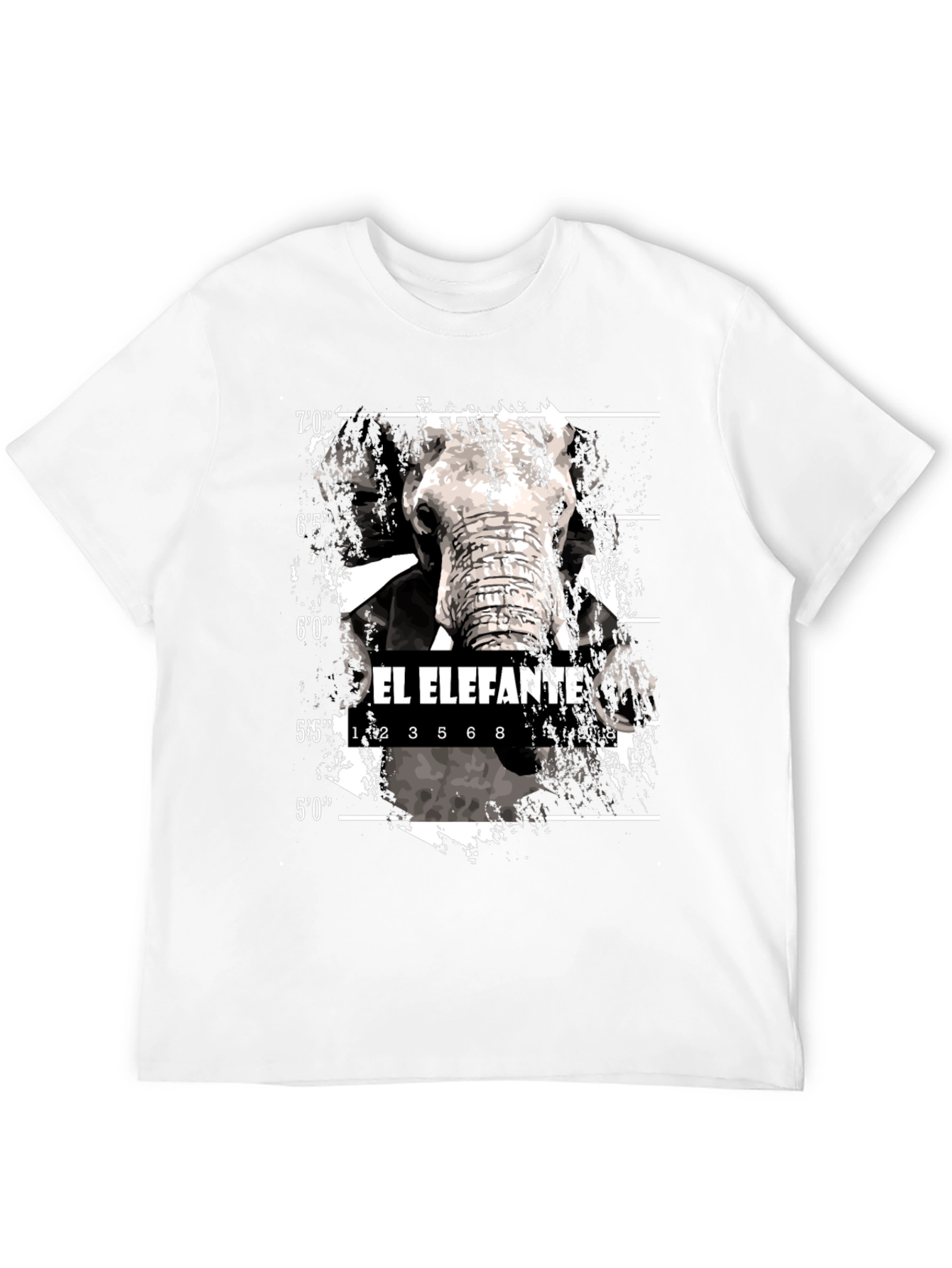 El Elefante Mugshot T-Shirt - Black