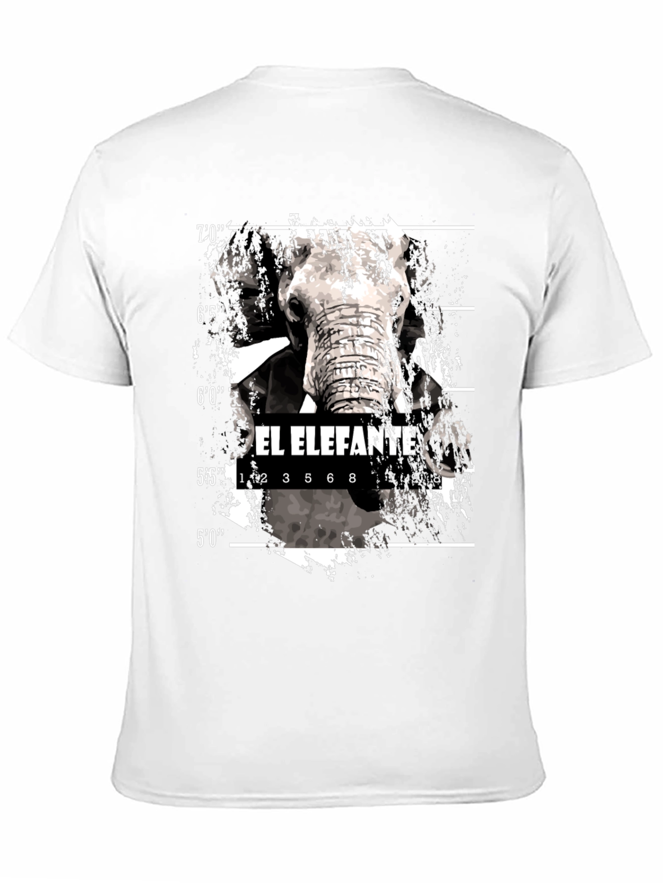 El Elefante Mugshot T-Shirt - Black