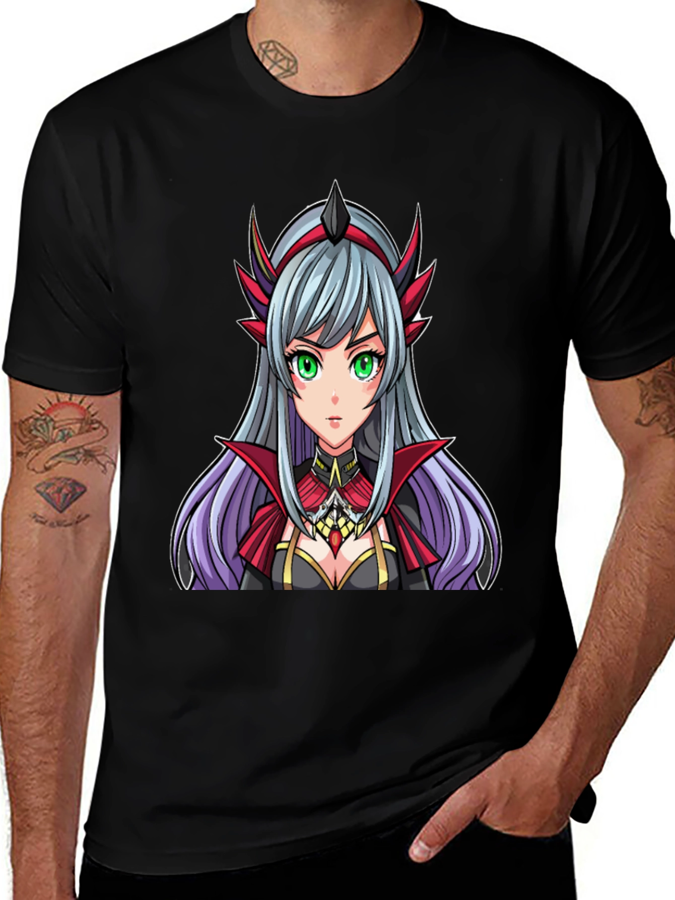 Anime Girl Graphic T-Shirt - Cool Cartoon Tee