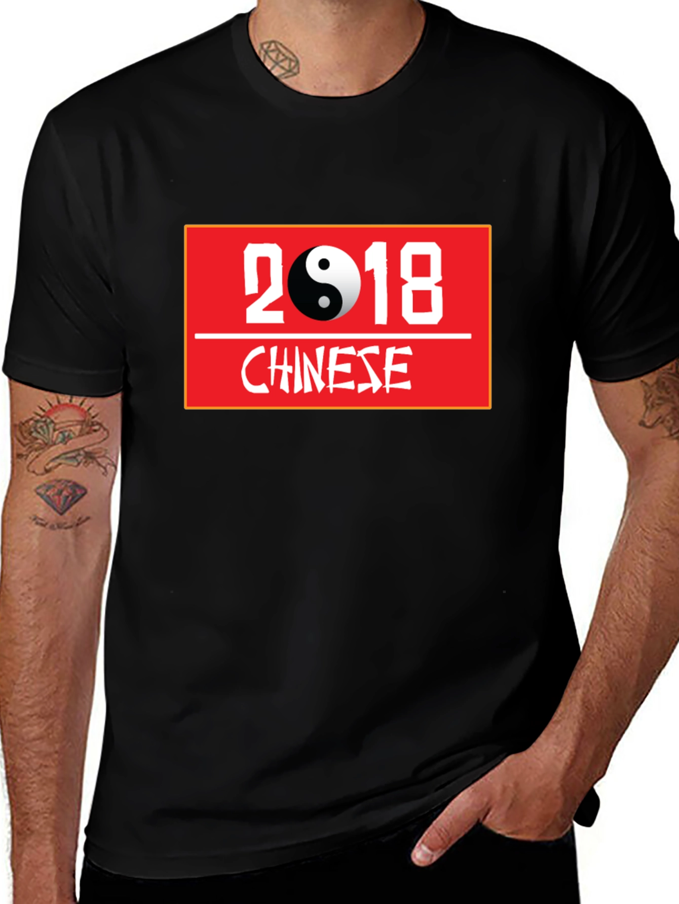 Chinese Yin Yang 2018 Graphic T-Shirt