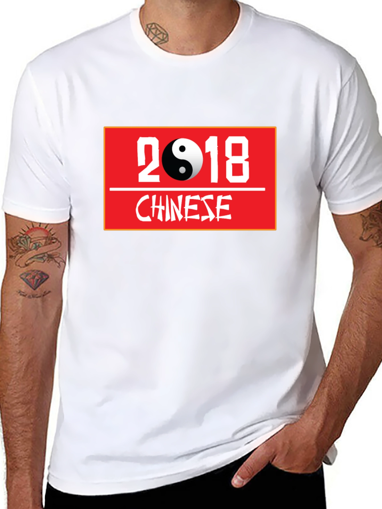 Chinese Yin Yang 2018 Graphic T-Shirt