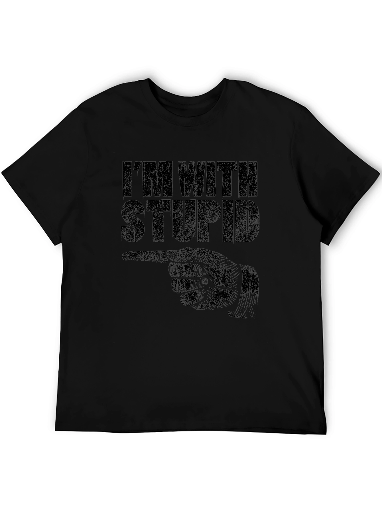 Im With Stupid T-Shirt Funny Novelty Tee