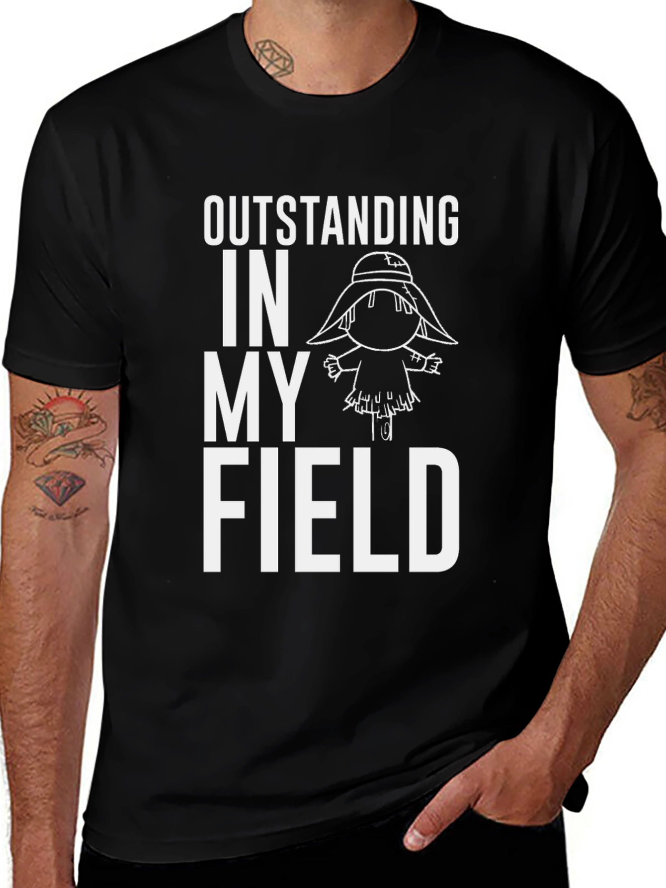 Outstanding in My Field Graphic Tee