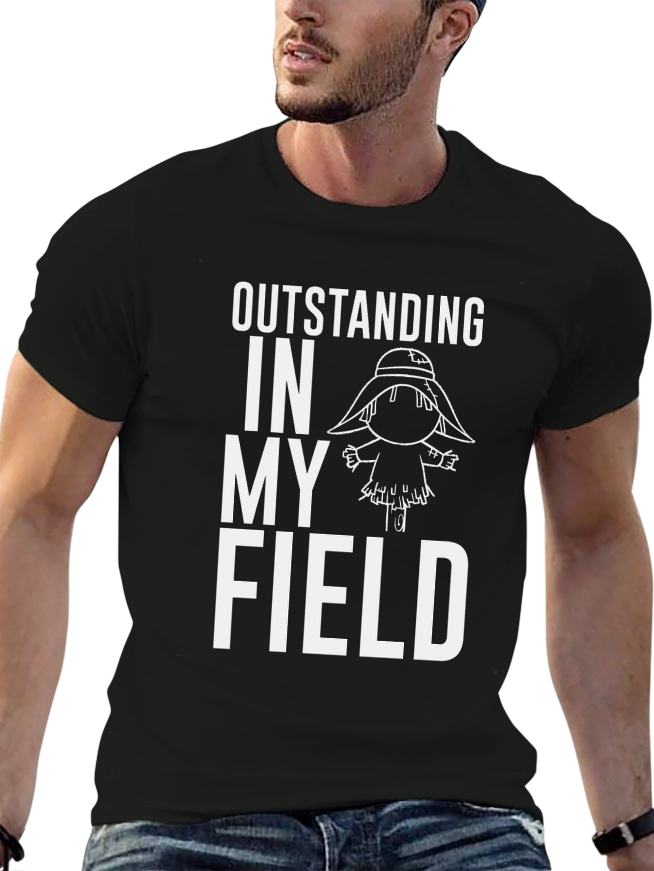 Outstanding in My Field Graphic Tee