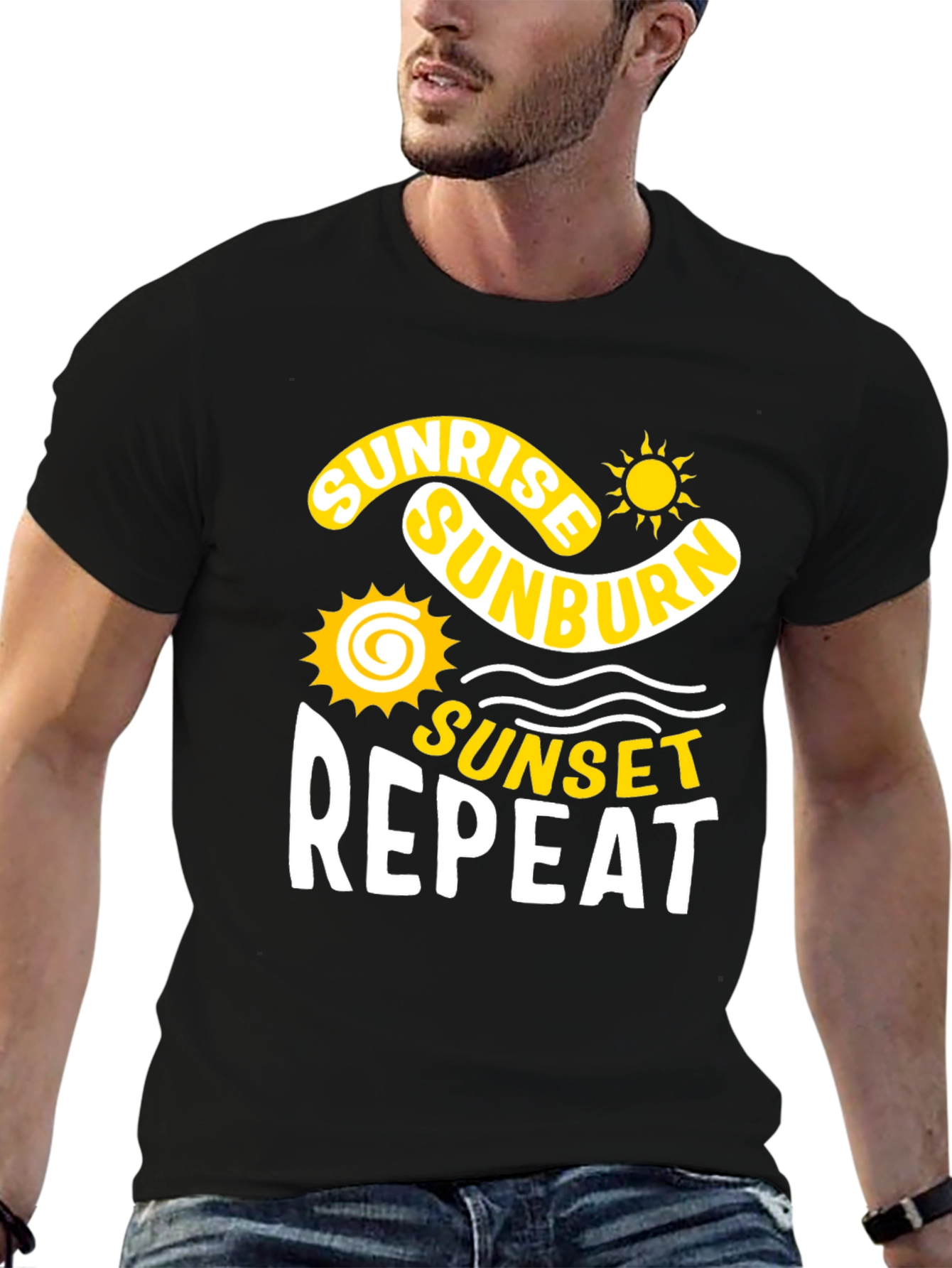 Sunrise Sunburn Sunset Repeat T-Shirt