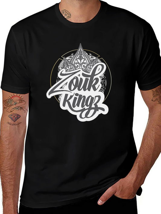 Zouk Kingz Black Graphic Tee - Stylish Streetwear