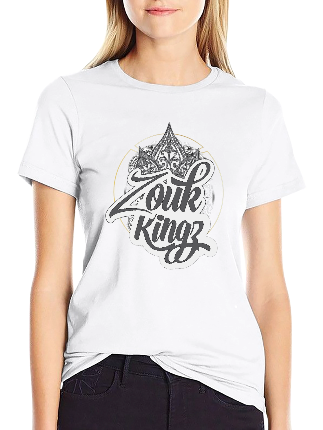 Zouk Kingz Black Graphic Tee - Stylish Streetwear