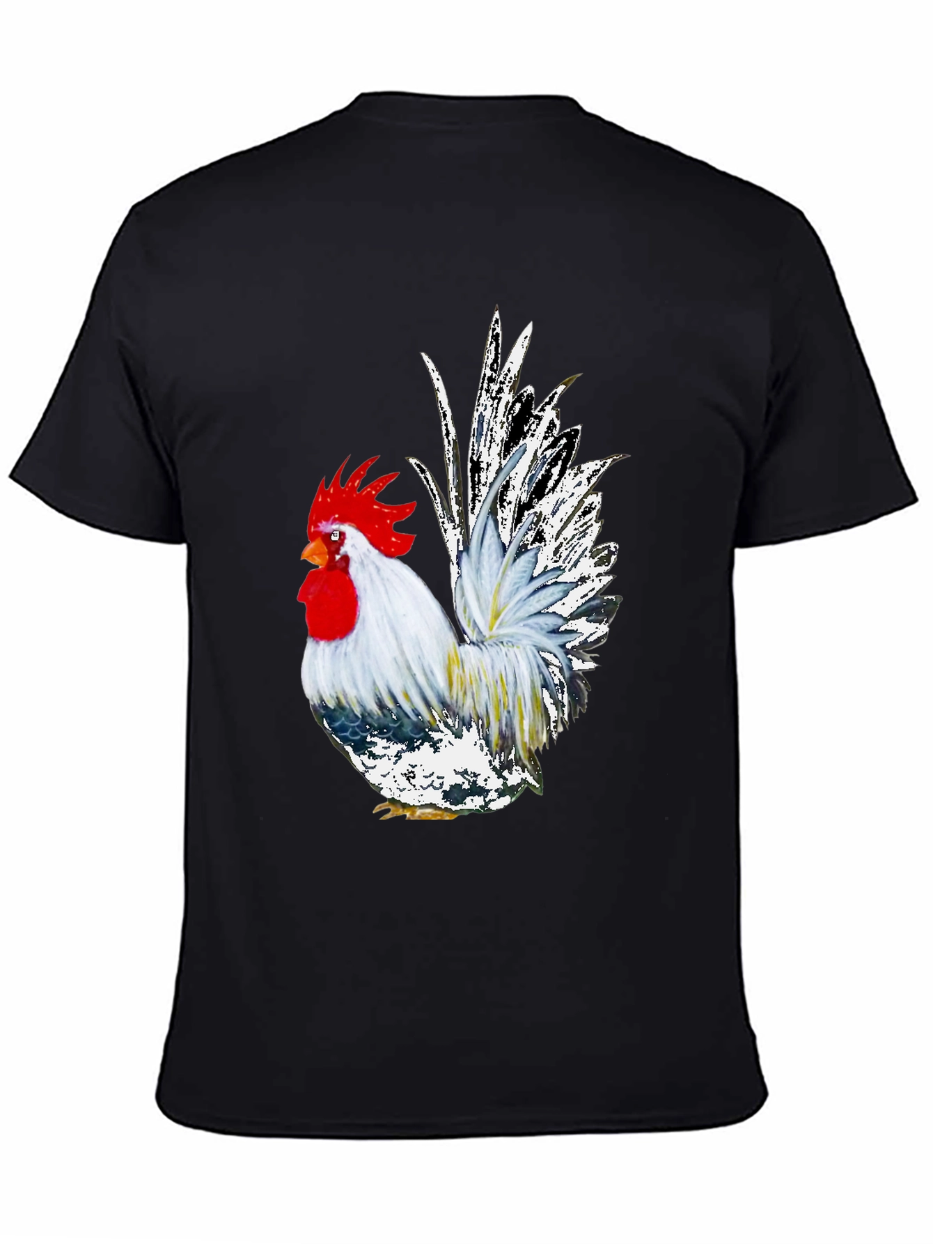 Rooster Graphic Tee - Cool Farm Animal T-Shirt