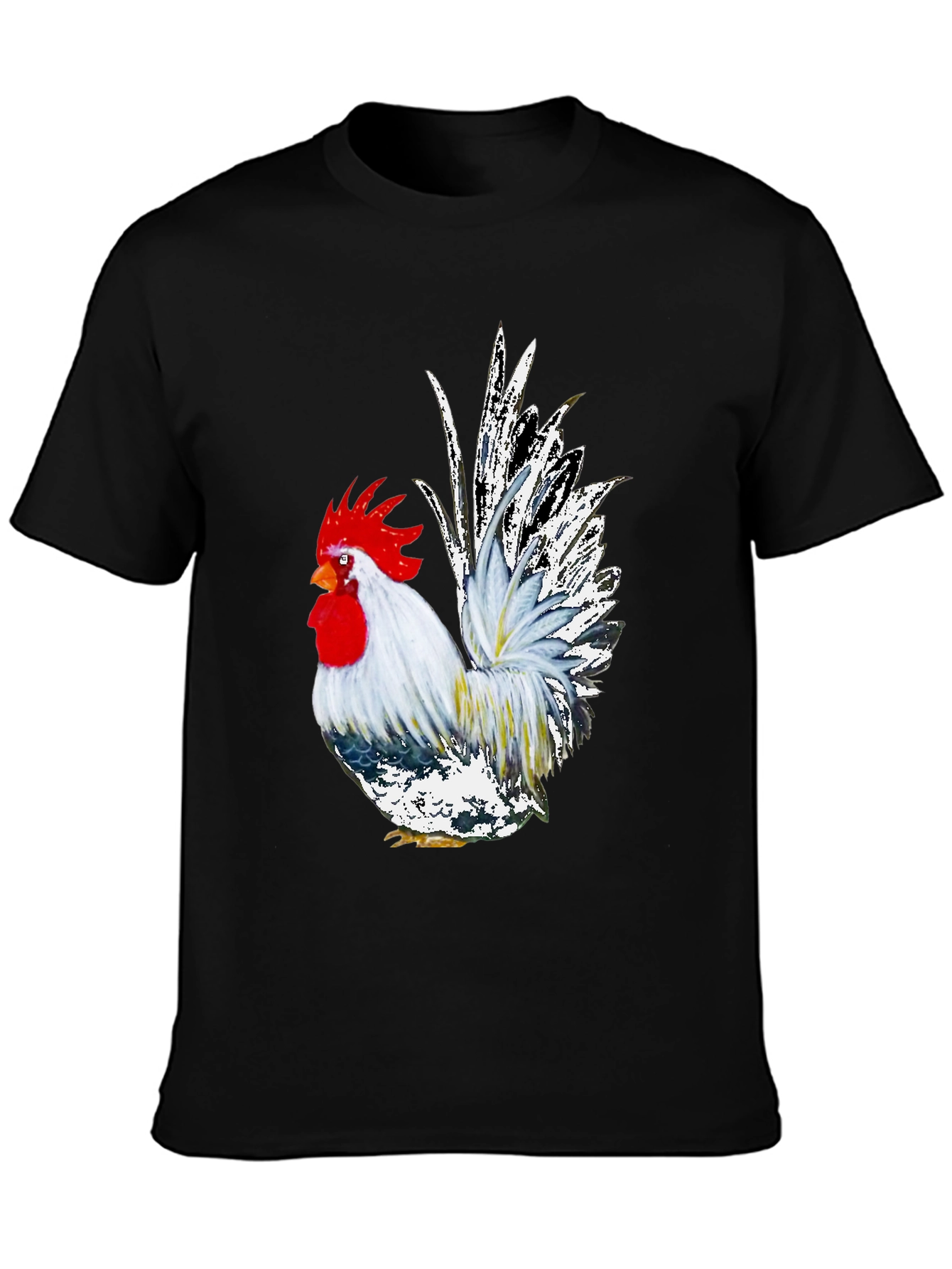 Rooster Graphic Tee - Cool Farm Animal T-Shirt