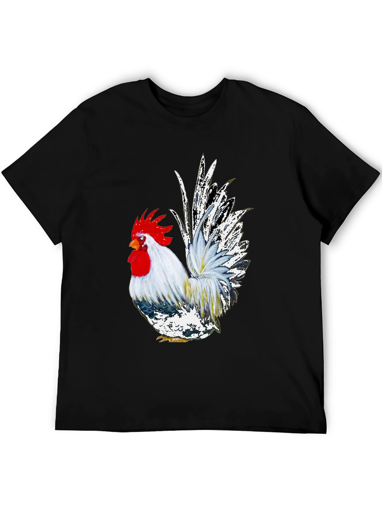 Rooster Graphic Tee - Cool Farm Animal T-Shirt