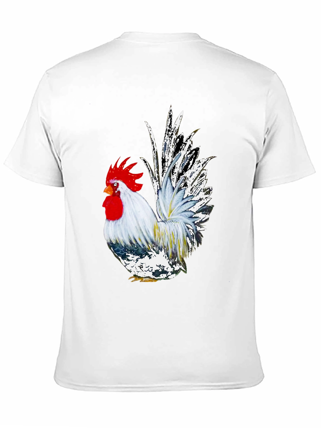 Rooster Graphic Tee - Cool Farm Animal T-Shirt