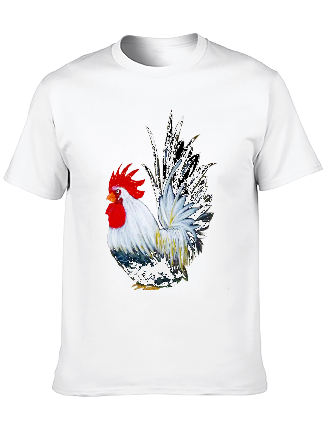 Rooster Graphic Tee - Cool Farm Animal T-Shirt