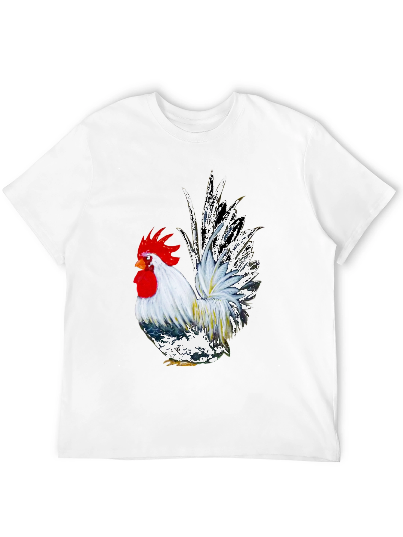 Rooster Graphic Tee - Cool Farm Animal T-Shirt