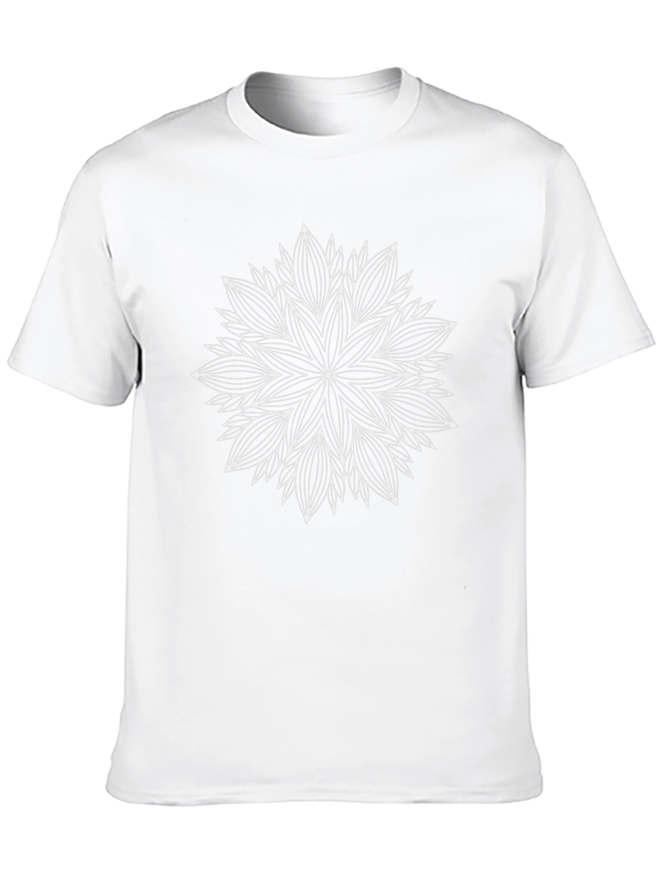Abstract Mandala Black T-Shirt