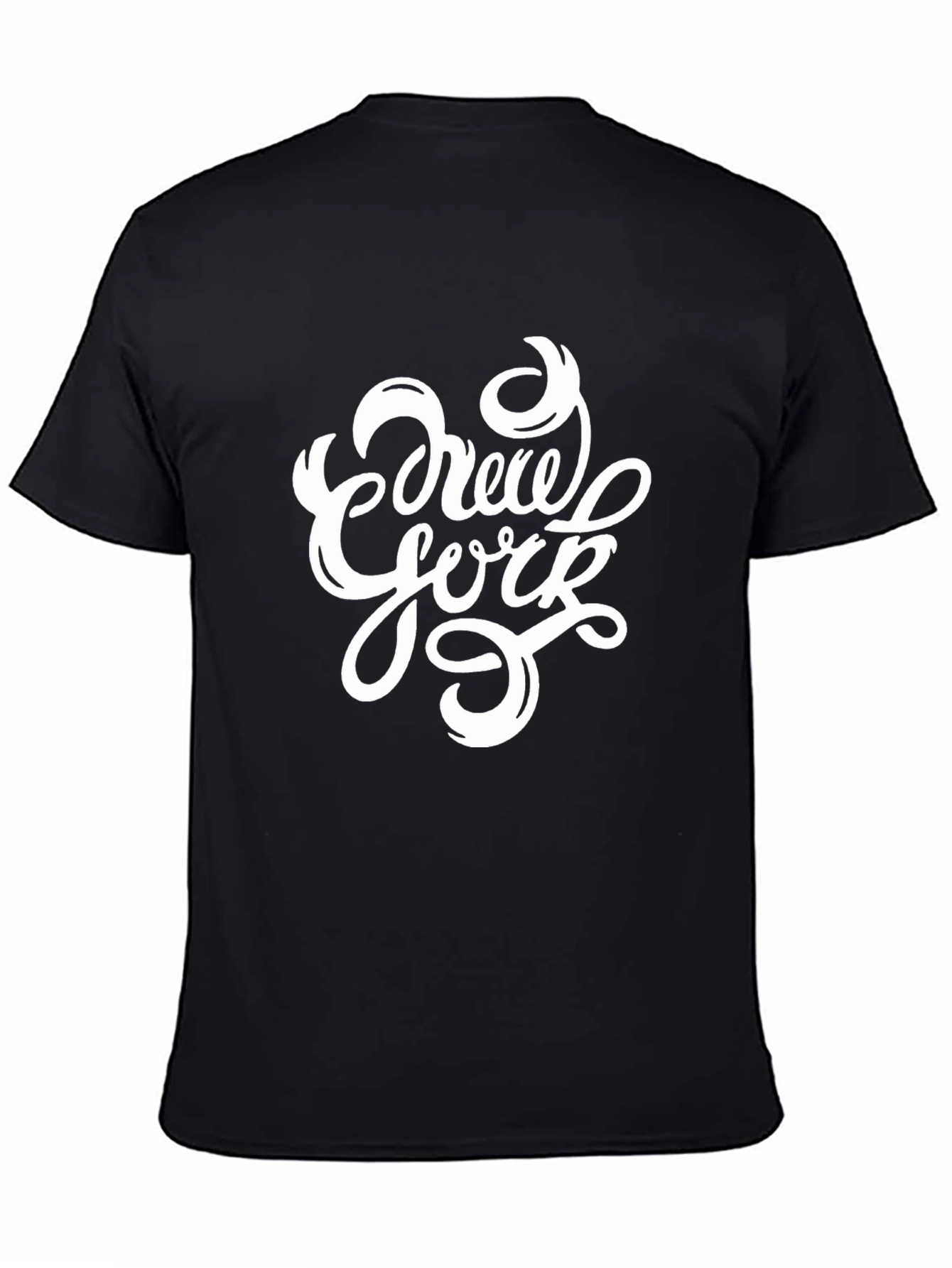Crew York Black T-Shirt