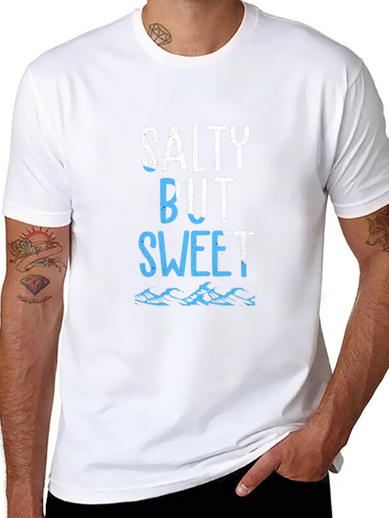 Salty But Sweet Graphic Tee - Coastal Vibes T-Shirt