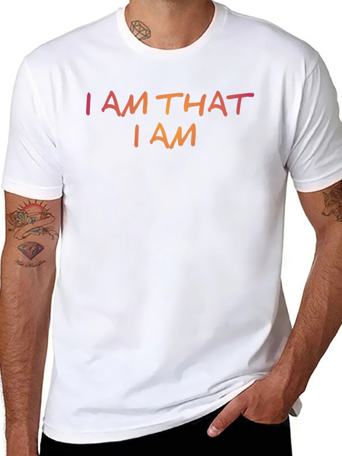 I AM THAT I AM Graphic Tee - Black
