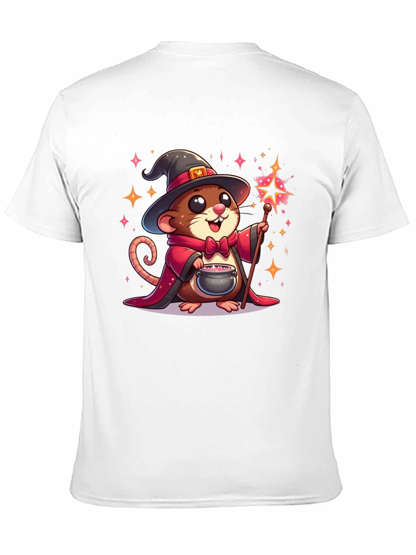 Wizard Mouse Graphic Tee - Magical Comfort