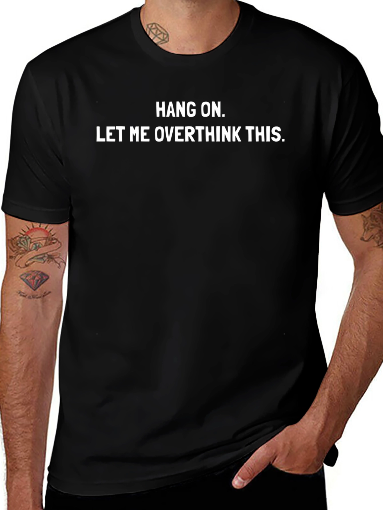Overthinker T-Shirt - Hang On Funny Sarcastic Tee