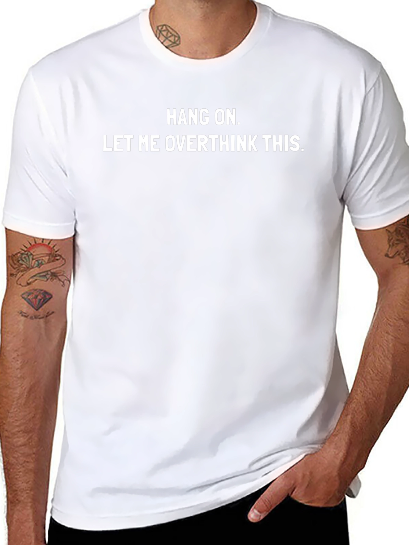 Overthinker T-Shirt - Hang On Funny Sarcastic Tee