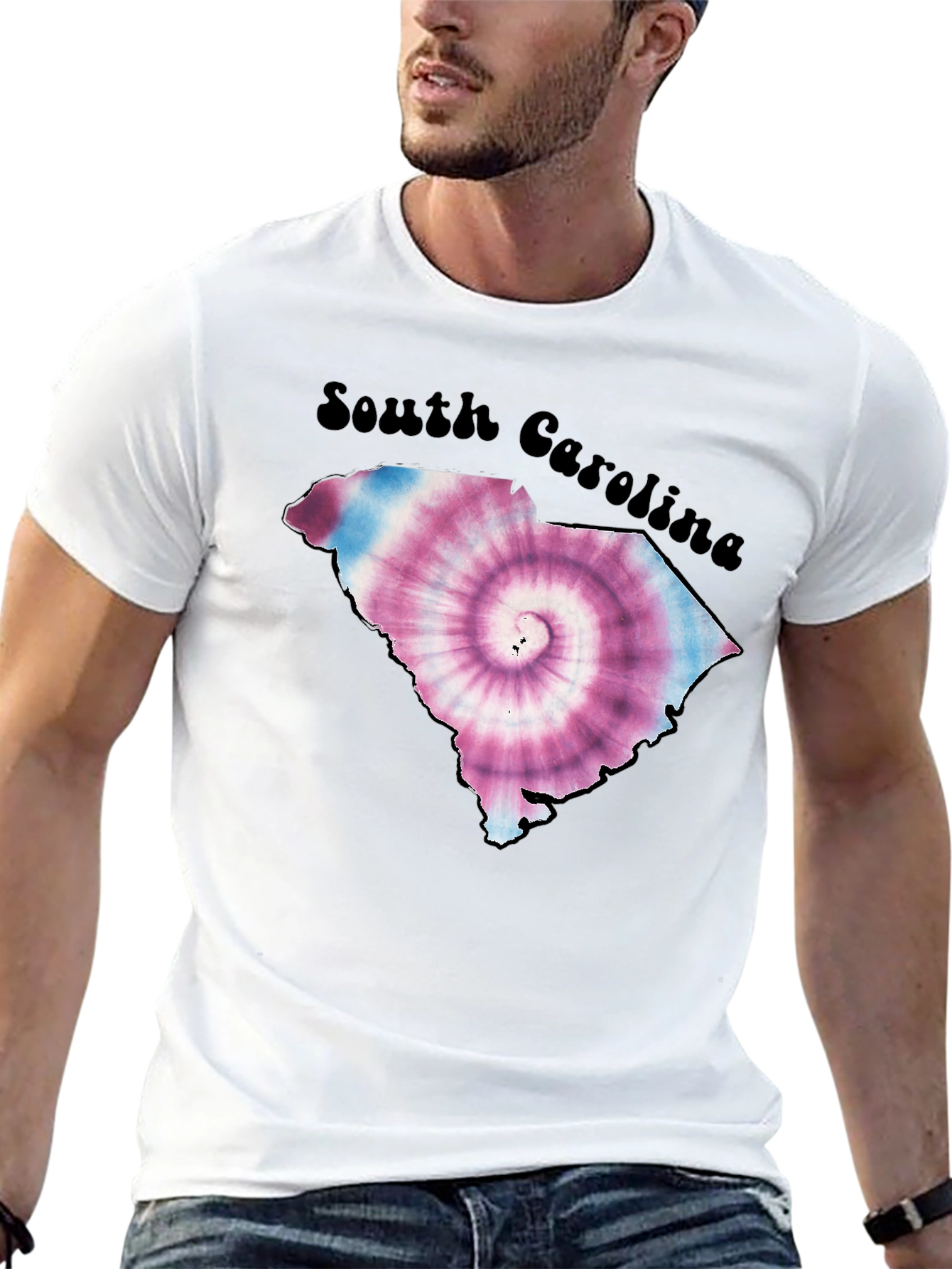 South Carolina Tie Dye State T-Shirt