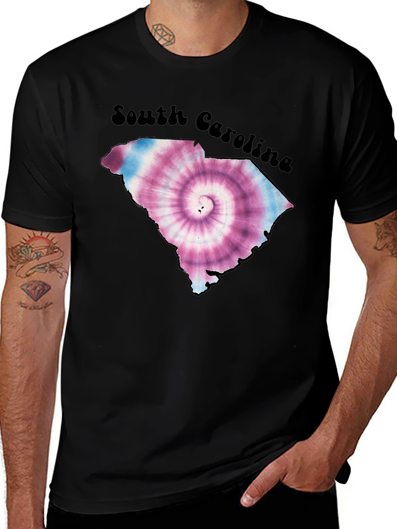 South Carolina Tie Dye State T-Shirt