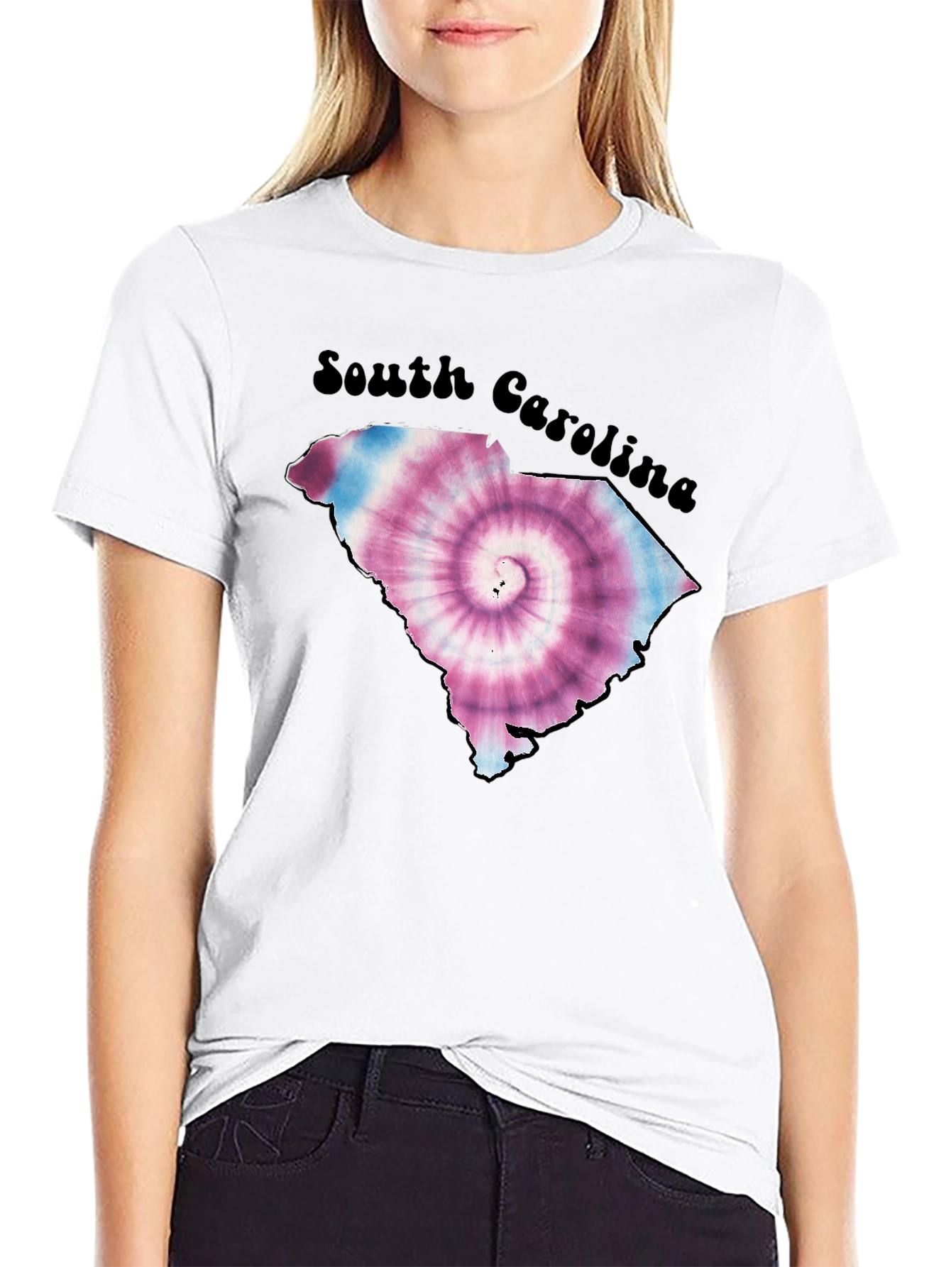 South Carolina Tie Dye State T-Shirt
