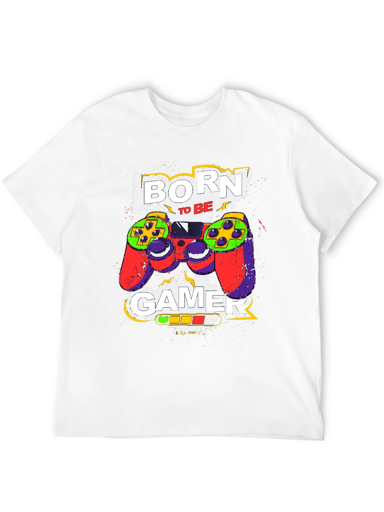 Born to Be Gamer Black T-Shirt