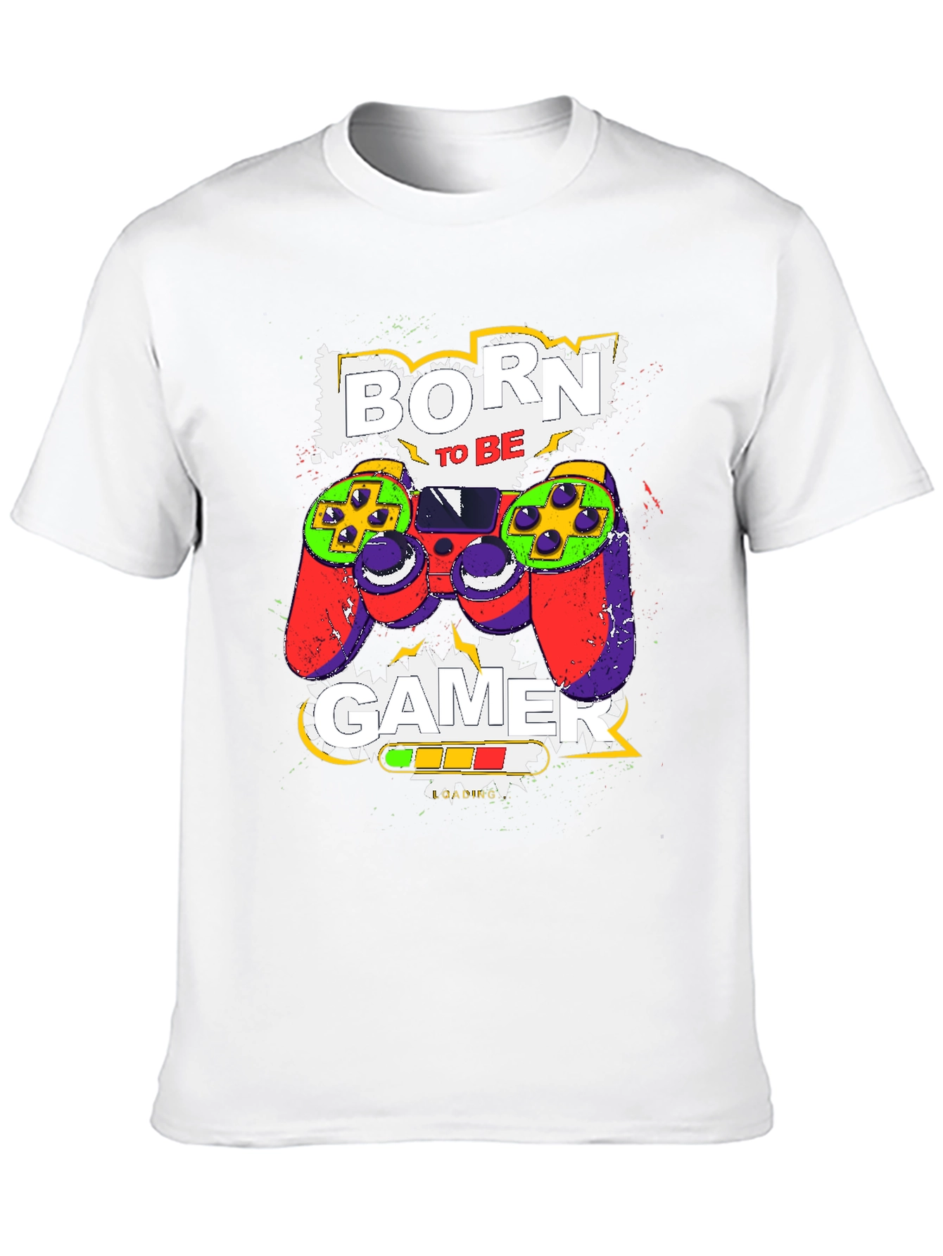 Born to Be Gamer Black T-Shirt