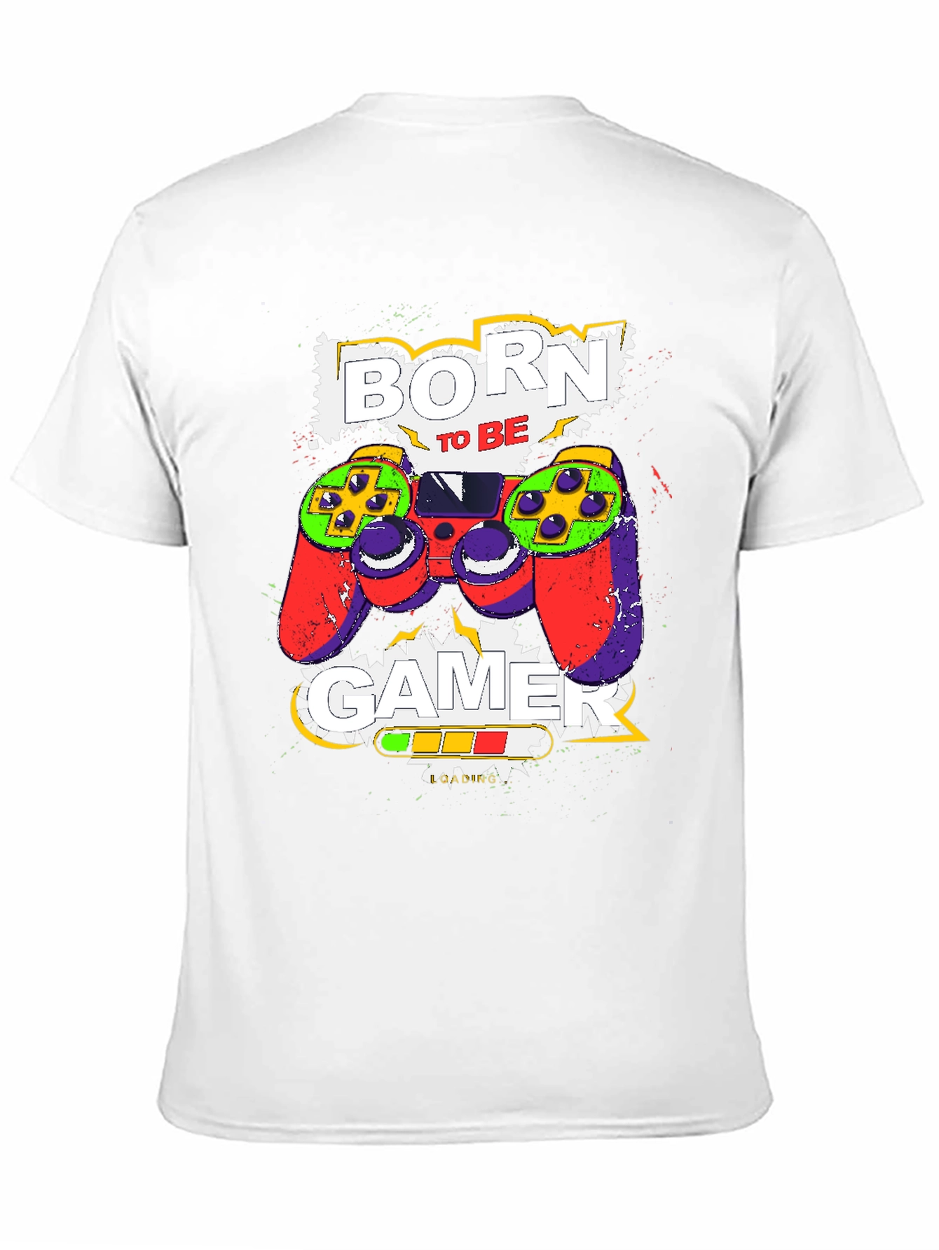 Born to Be Gamer Black T-Shirt