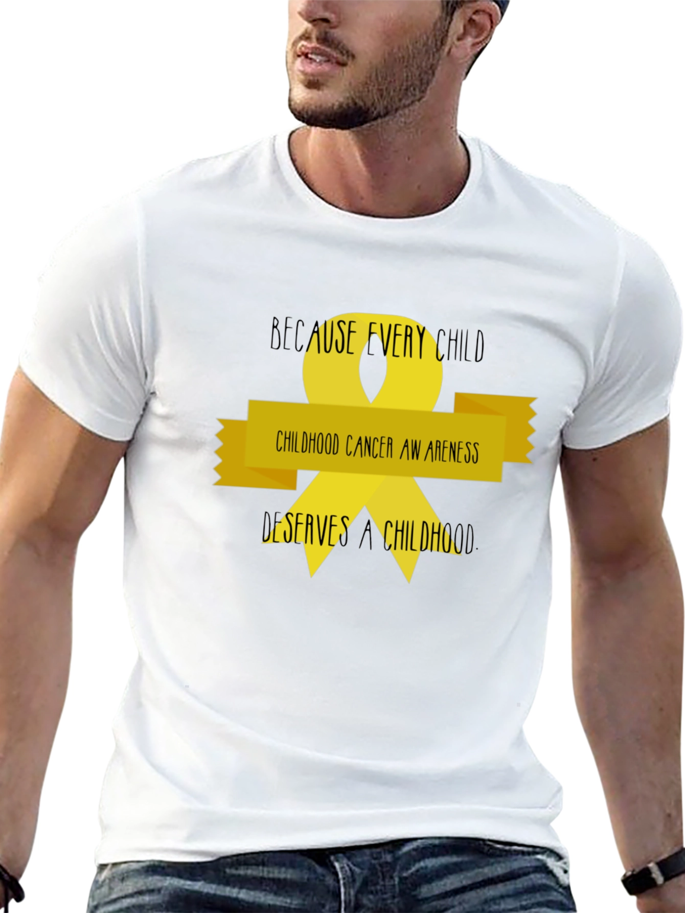 Childhood Cancer Awareness Ribbon T-Shirt