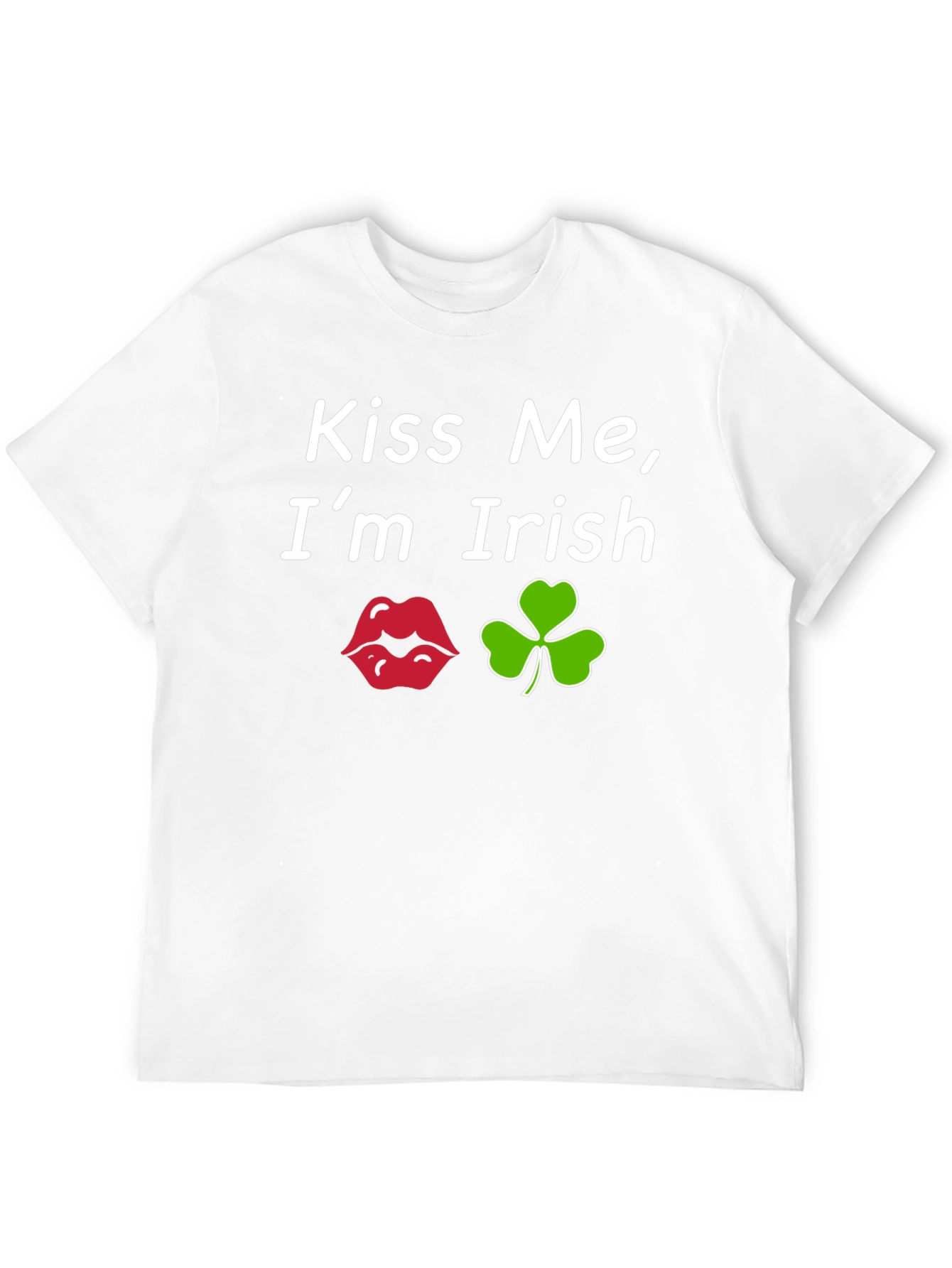 Kiss Me Im Irish Black T-Shirt