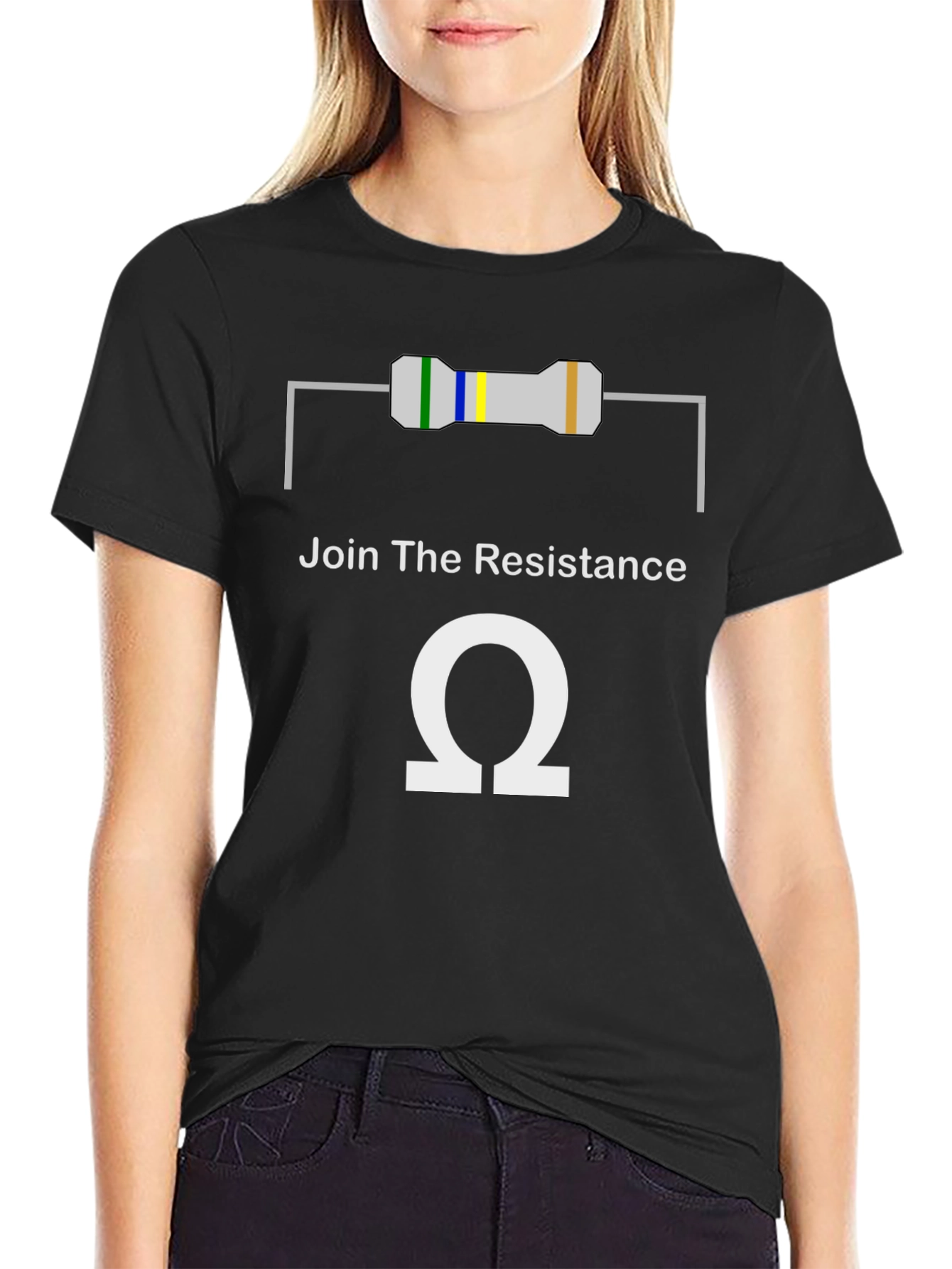 Join The Resistance T-Shirt - Geeky Electronic Humor