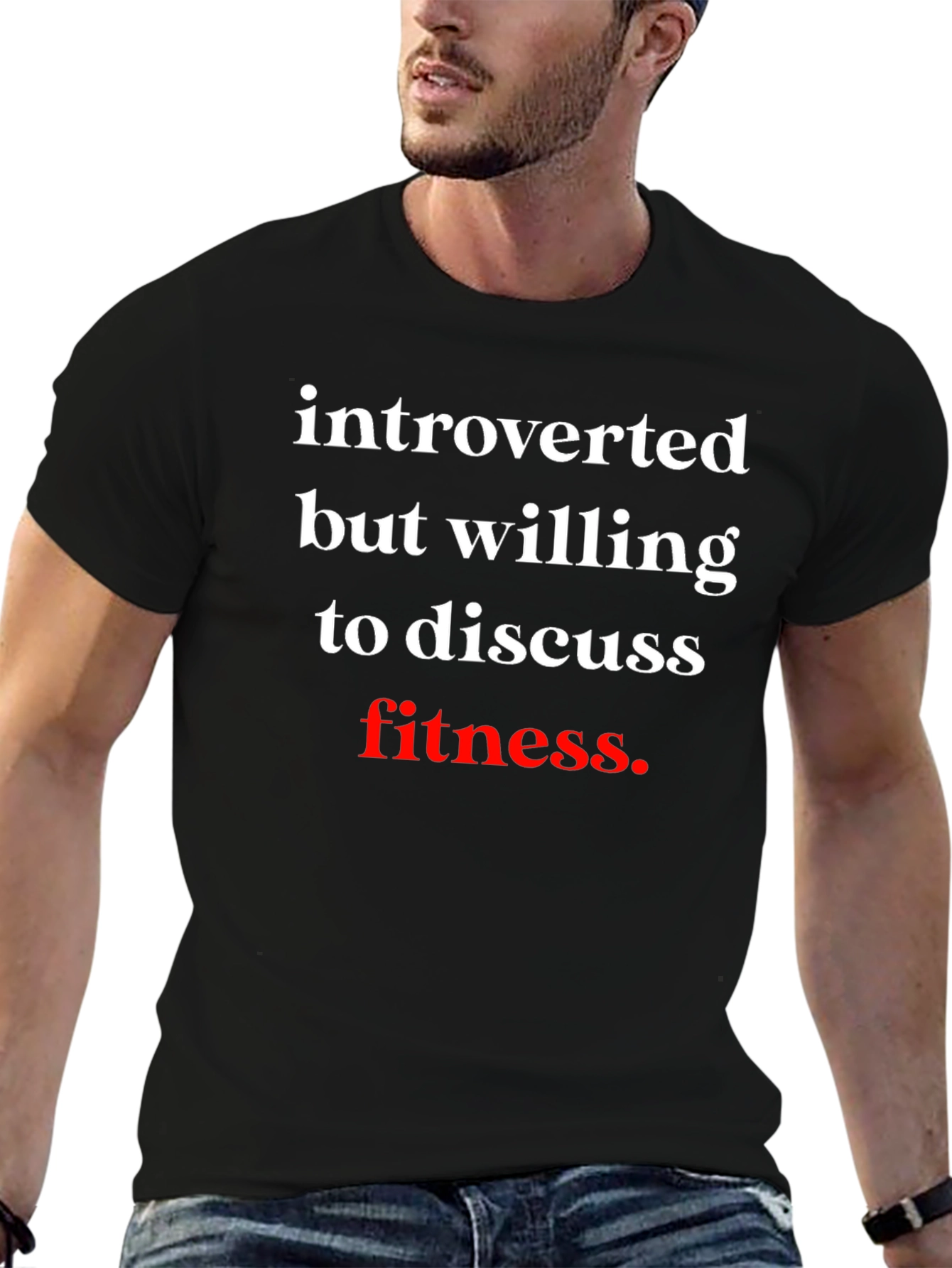Introverted Fitness T-Shirt - Soft Cotton Tee
