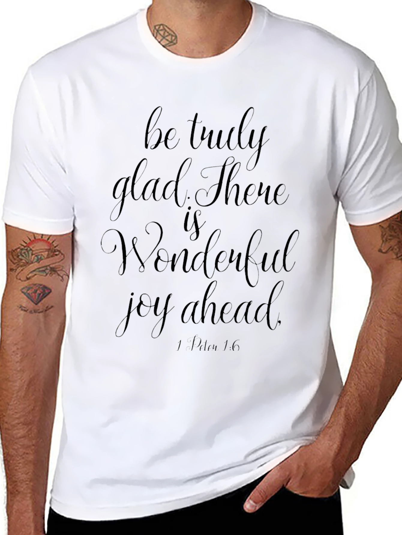 Be Truly Glad T-Shirt - Christian Apparel