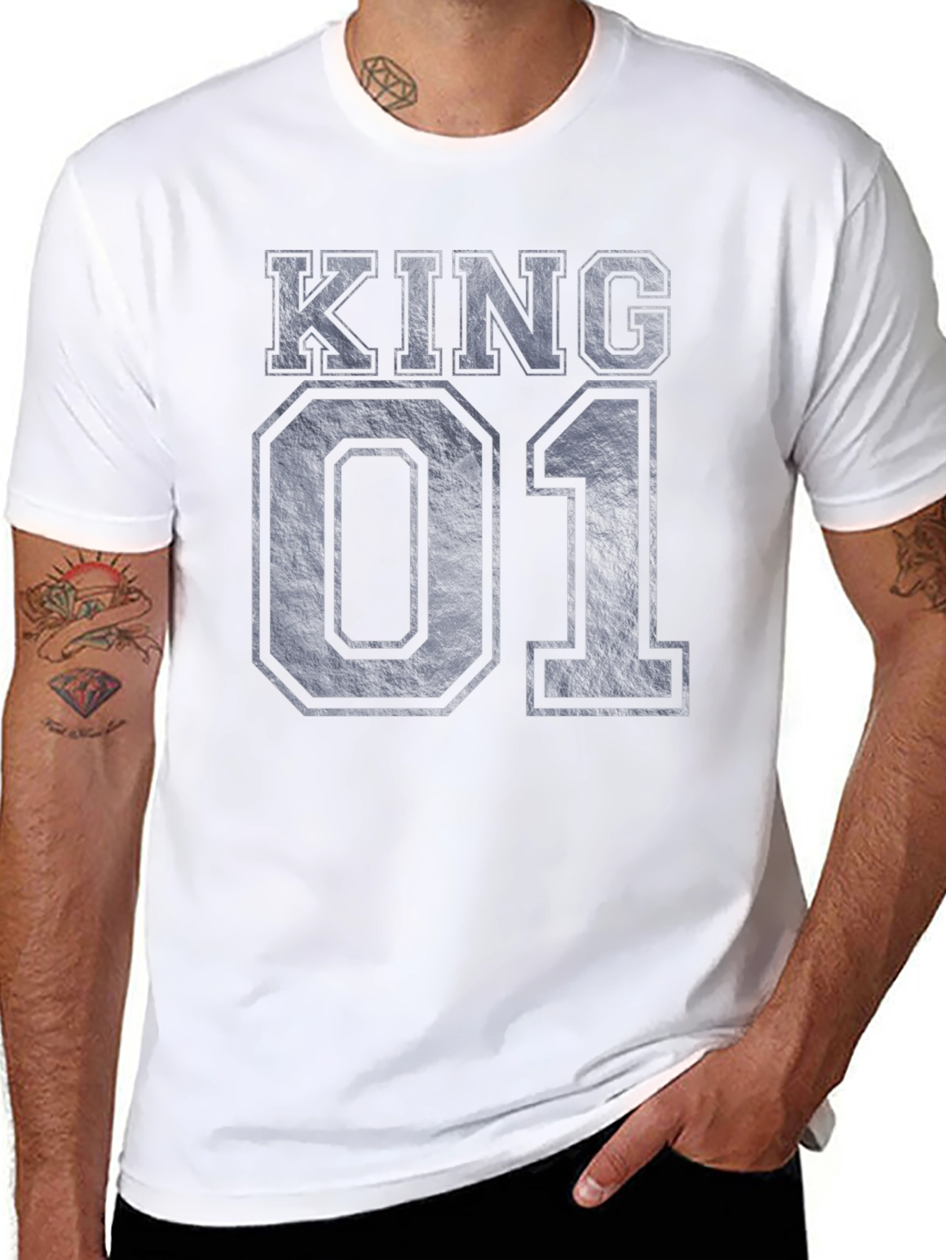 King 01 Graphic Tee - Black